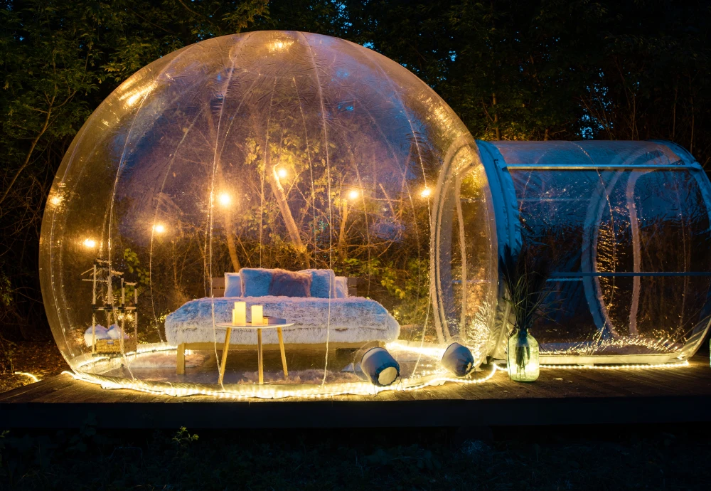 pop-up bubble tent