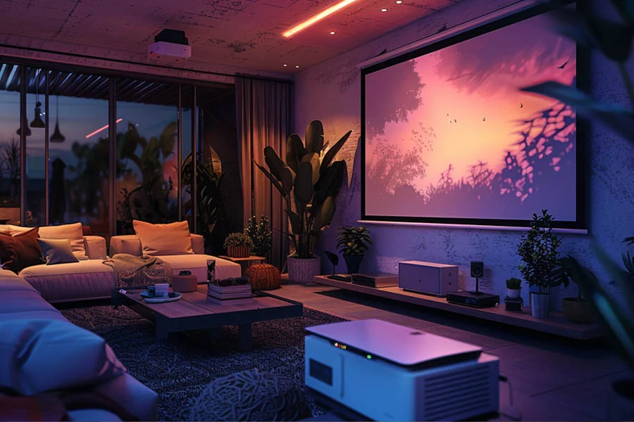 4k projector home theater